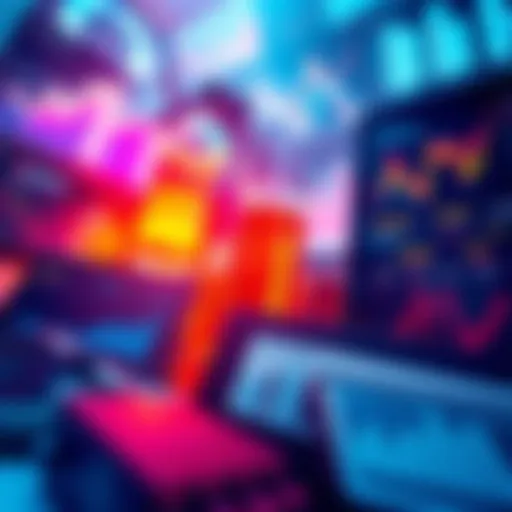 A diverse group of financial charts and graphs representing various portfolio management strategies.