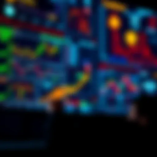 An investor looks at various cryptocurrency charts and graphs, contemplating future investment strategies.
