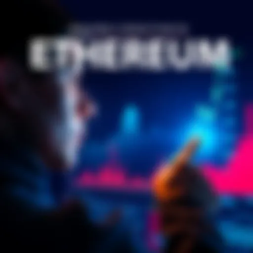 A person looking at a digital chart showing Ethereum's growth, symbolizing their investment journey from doubt to conviction.