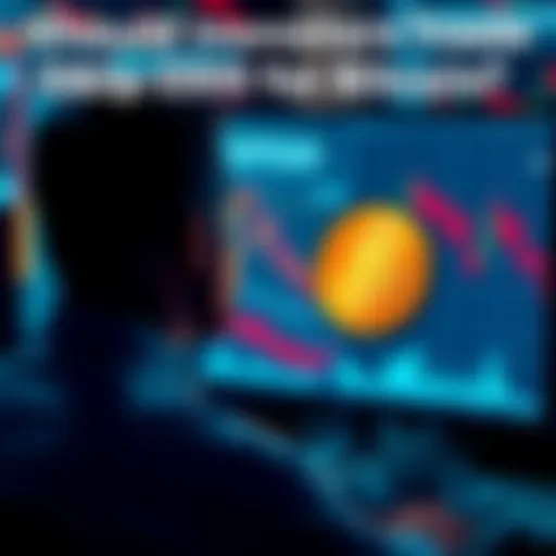 A person looking at a computer screen displaying S&P500 and Bitcoin graphics, pondering their investment choices