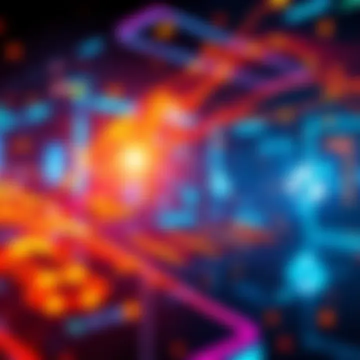 Visual representation of the IOTA mainnet showcasing smooth transactions and user interface for DeFi applications.