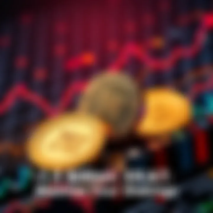 A graphic showing KAT tokens with a background of financial growth symbols, representing earnings for POL stakers
