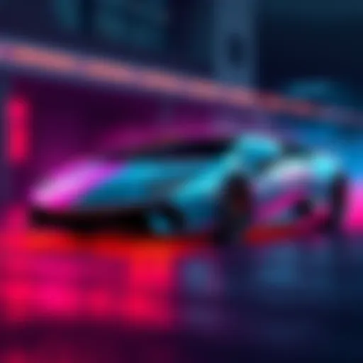 A sleek Lamborghini sports car symbolizing the $WLFI Token, showcasing luxury and investment potential.