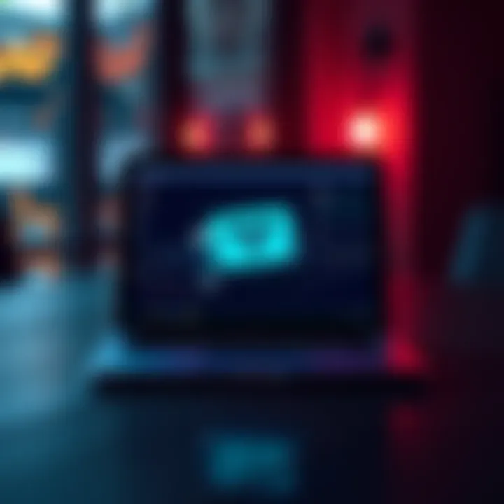 A dedicated laptop displaying the Trezor wallet interface on the screen, emphasizing security for cryptocurrency management.