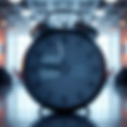 A clock showing only one day left to take action, emphasizing urgency in a bright setting.