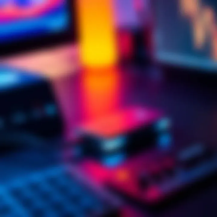 A ledger device shown connected to a computer, highlighting online security concerns