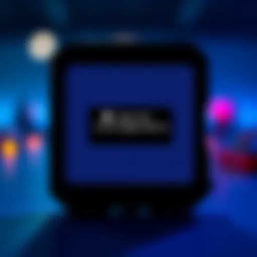 A Ledger Nano S device displaying an error message on its screen, indicating a glitch.