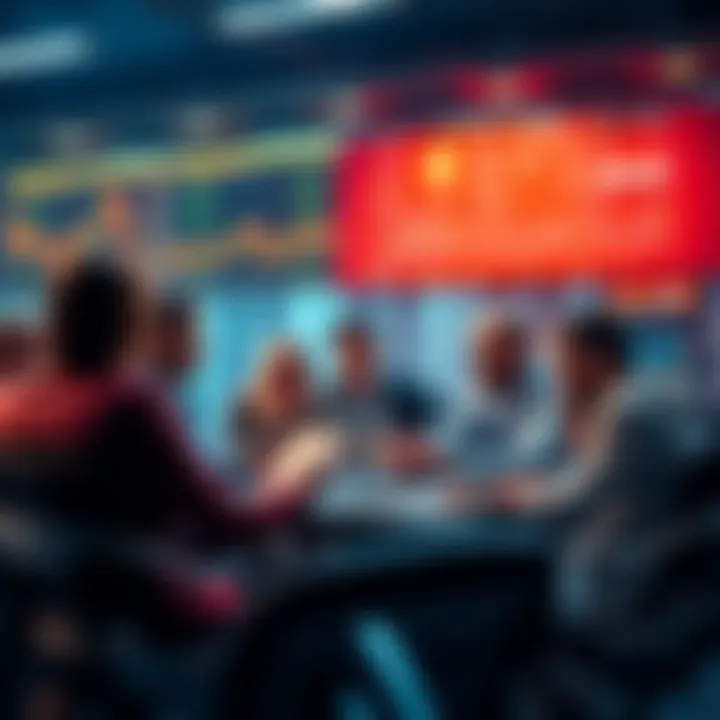 Participants sharing trading ideas and insights on Litecoin markets during a discussion