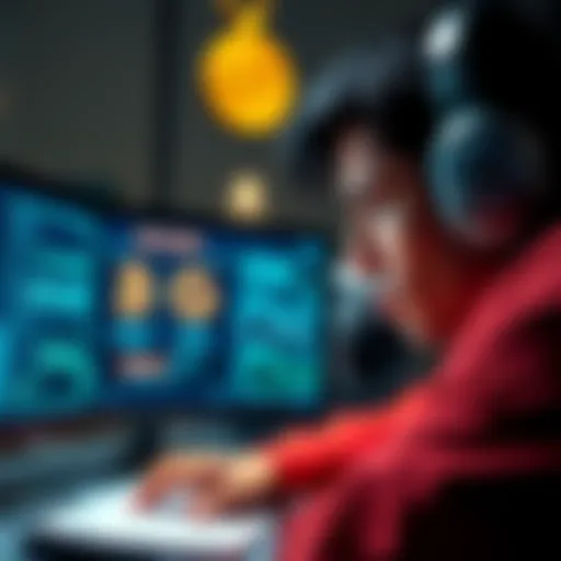 A person looking worried while staring at their computer screen showing a blockchain wallet balance.