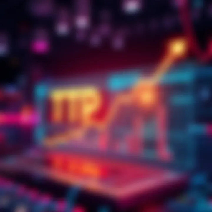 A graphical representation showing increasing TPS for the Mainnet, symbolizing positive growth and progress in technology.