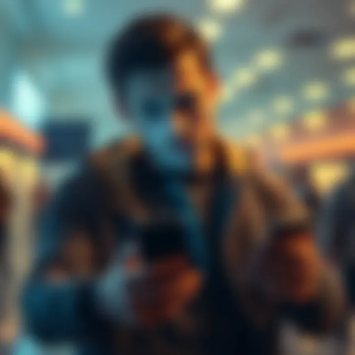 Man holding a smartphone looking concerned A man with a worried expression holding a smartphone, symbolizing loss and frustration with cryptocurrency exchange security.