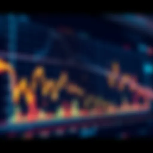A chart showing a downward trend in altcoins with minor upward ticks, symbolizing the end of alt season.