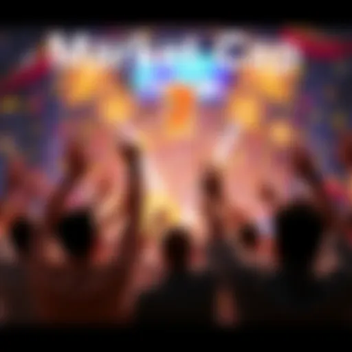 Investors celebrating the milestone of a 7 billion market cap with confetti and excitement.