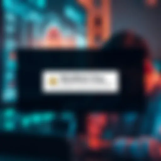 A computer screen displaying a warning message about a MetaMask bug affecting solid-state drives, with a blurred background of a stressed user.