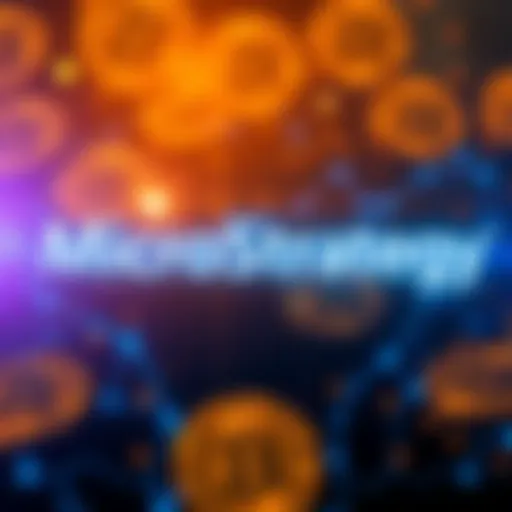 A graphic showing MicroStrategy's logo with Bitcoin symbols, representing the purchase of 6,220 BTC worth $740 million.