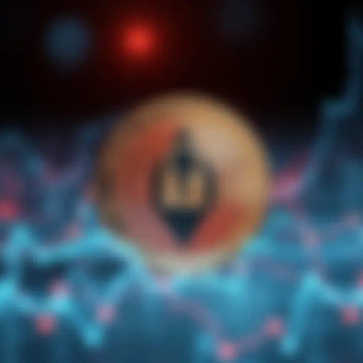 Monero coin with a lock symbol representing privacy in financial transactions