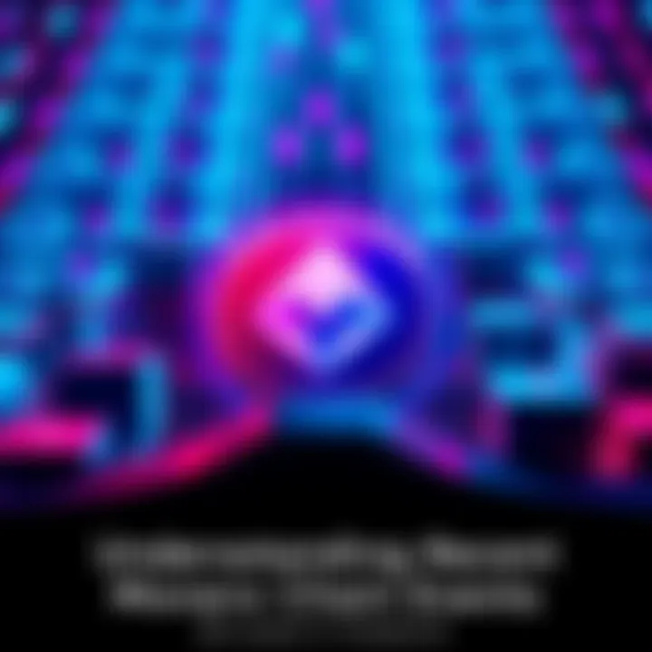 Illustration showing a visual representation of blockchain reorganization with Monero's logo and shifting blocks in a digital background.