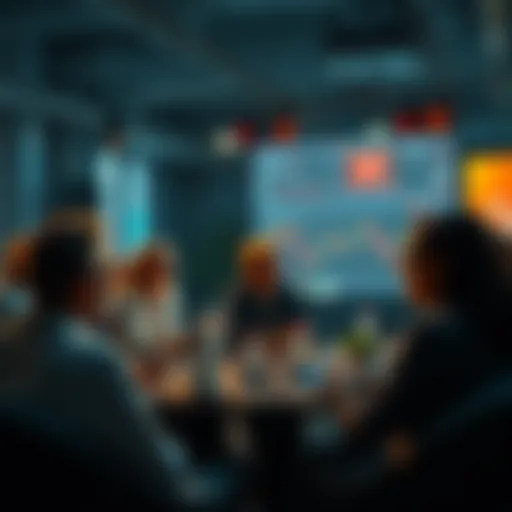 A group of people sitting together, discussing and sharing ideas about the Monero cryptocurrency, showing collaboration and support.