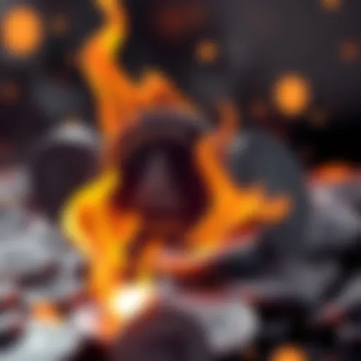 A visual representation of burning Monero tokens to mint new cryptocurrency on a decentralized blockchain.