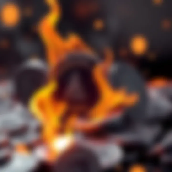 A visual representation of burning Monero tokens to mint new cryptocurrency on a decentralized blockchain.