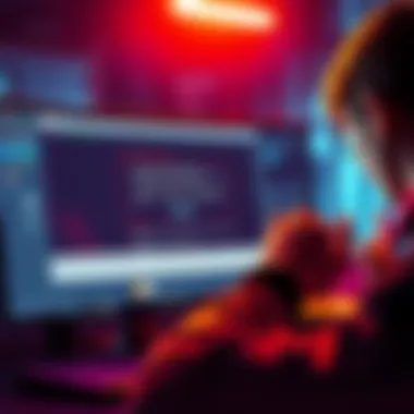 A person frustrated by transaction signing problems on a Multisig Sparrow Wallet, looking at a computer screen displaying an error message.