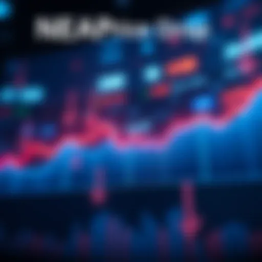 Graph showing NEAR's recent price drop with arrows indicating market trends and plans for recovery strategies.