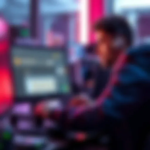 A new miner is checking their computer screen for Monero payouts, showing a mining dashboard with minimal rewards, while looking concerned about their wallet balance.