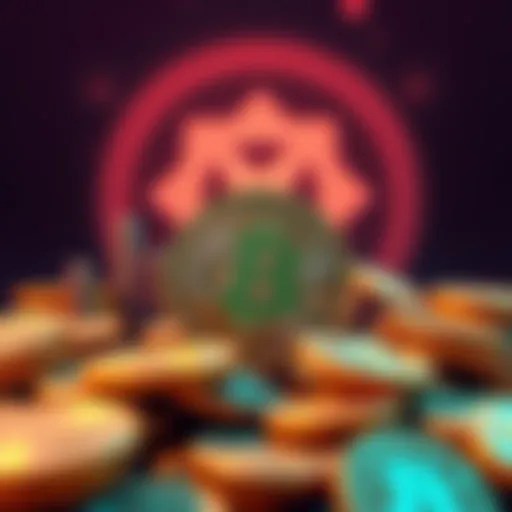 Fifteen million USDC coins visualized with Hedera logo in background, highlighting growth in stablecoin holdings.