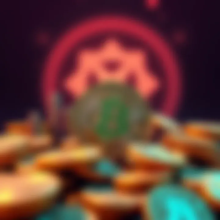 Fifteen million USDC coins visualized with Hedera logo in background, highlighting growth in stablecoin holdings.