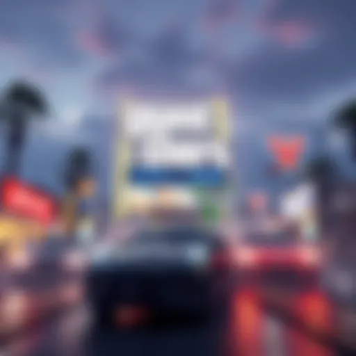 A visual representation of Nexo's growth strategy in front of a vibrant GTA VI game release scene