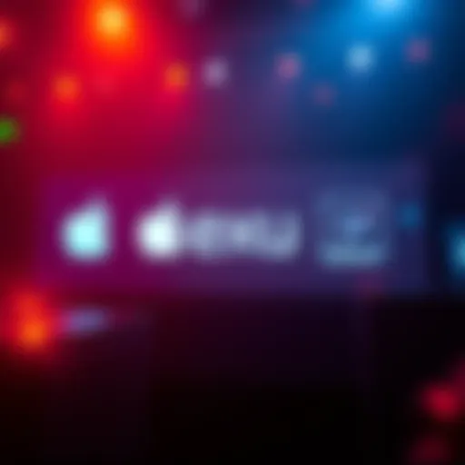 Visual representation showing insights from the Nexus Wallet presentation with logos of Apple and Uber, focusing on technology and finance integration
