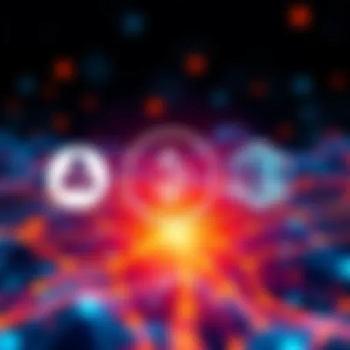 Onchain and Base logos merging with blockchain graphics
