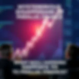 A graph showing a sharp drop in value, symbolizing the sudden disappearance of Parallel Finance, with concerned people discussing in the background.