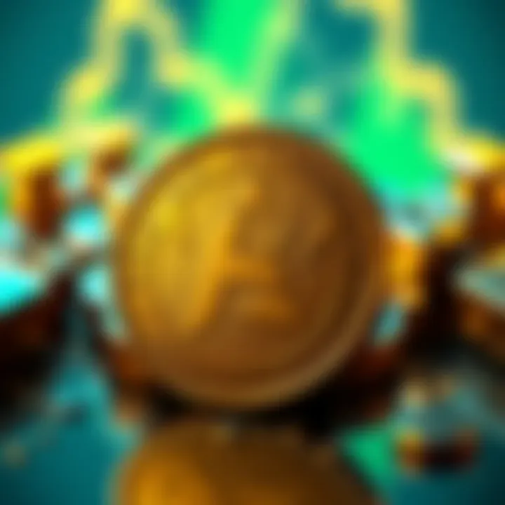 A digital representation of Pepecoin with the Exodus wallet logo, showcasing community engagement and growth in crypto discussions.