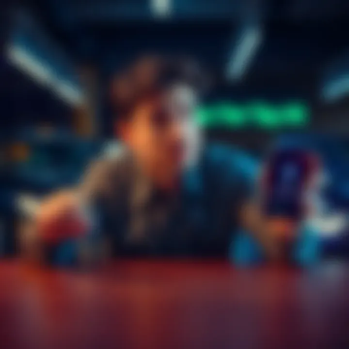 A thoughtful person sits at a table with a car key in one hand and a phone showing Ethereum prices in the other. They appear conflicted about their financial decision.