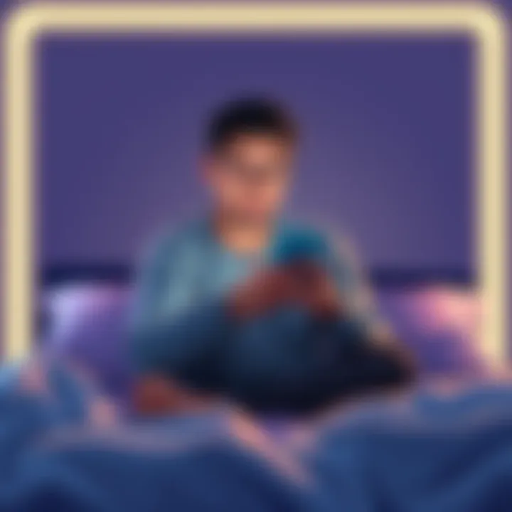 A person sits on a bed, looking at their phone with a surprised expression after checking their crypto balance.
