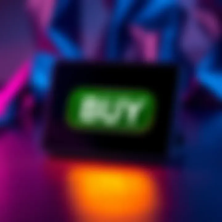 Screenshot of Pi Wallet showing the new 'BUY' button feature for transactions