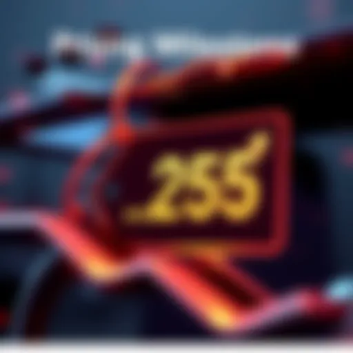 A graphic showing a price tag breaking through a barrier labeled .25 with an upward arrow indicating future growth towards .50.