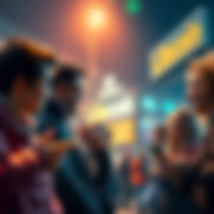 A group of people engaging in discussions about Litecoin in comments on social media platforms like YouTube and TikTok.