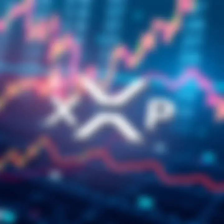 An illustration of the ProShares Ultra XRP ETF logo with stock market graphics in the background, symbolizing its approval for NYSE Arca