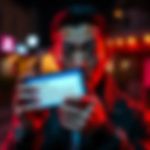 A person looking worried, holding a smartphone with a fake Coinbase message on the screen, illustrating the risk of crypto scams.