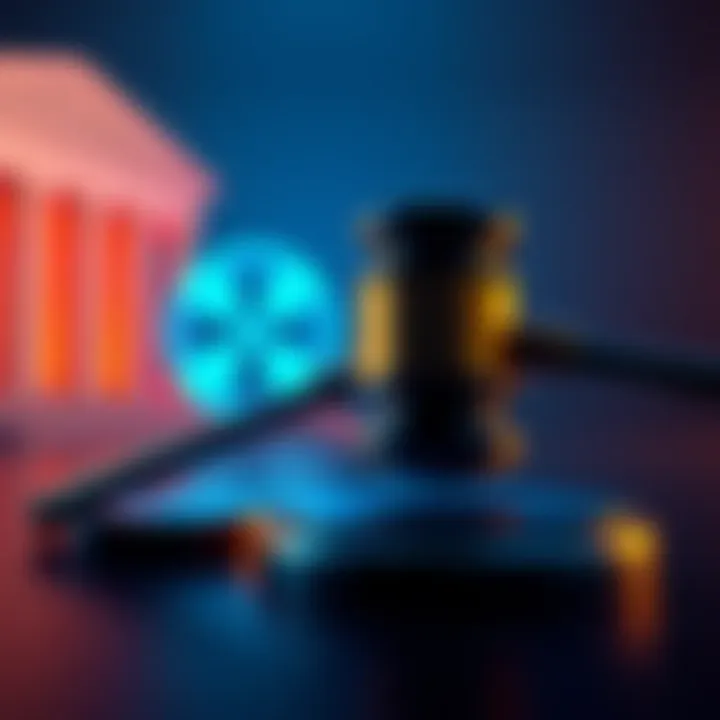 Ripple and SEC logos with a gavel, symbolizing the dismissal of appeals and an upcoming court ruling
