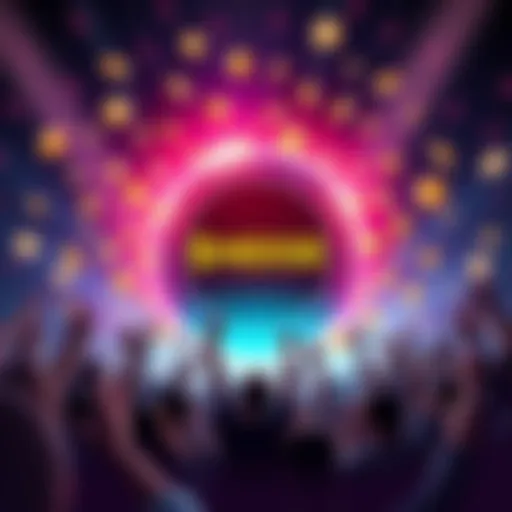 A vibrant graphic featuring the logo of $HEGE surrounded by coins and a cheering community, symbolizing excitement and growth in the cryptocurrency market.