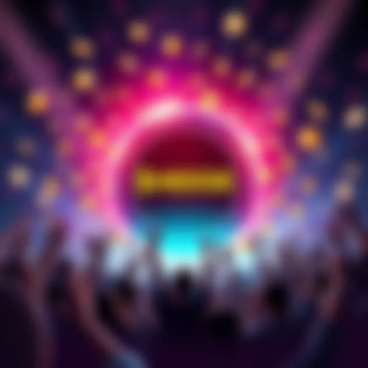A vibrant graphic featuring the logo of $HEGE surrounded by coins and a cheering community, symbolizing excitement and growth in the cryptocurrency market.