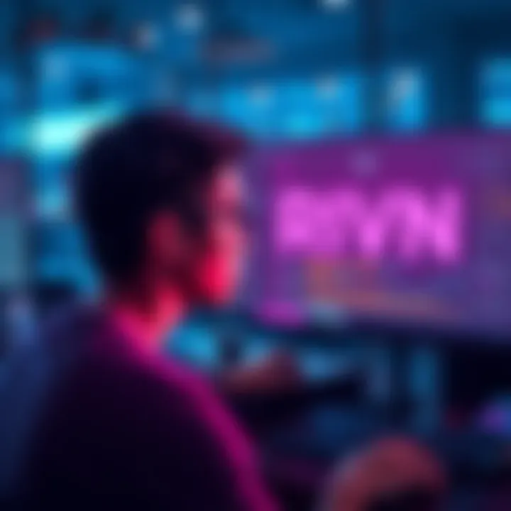 A person looking frustrated at a computer screen displaying RVN errors