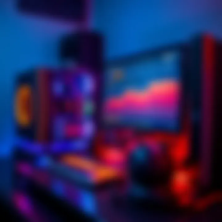 A Ryzen 7 7735HS computer setup with mining software running on the screen, demonstrating Monero mining performance.