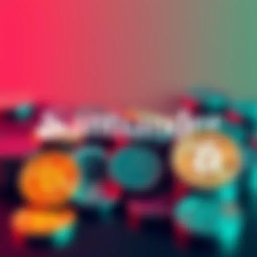 Santander logo alongside various cryptocurrency symbols, representing the bank's new stablecoin and crypto service plans