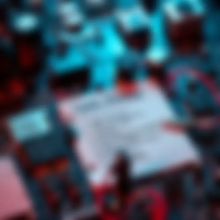A close-up view of a handwritten list of seed phrases surrounded by scattered computer components, symbolizing the difficulty of cracking them.