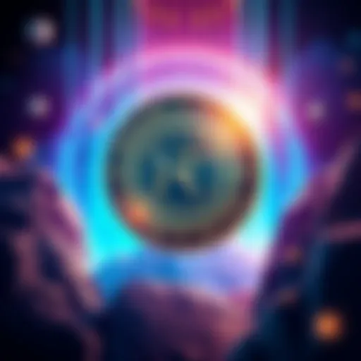 Visual representation of the $SRY coin launching on the Solana blockchain with digital graphics and community engagement.