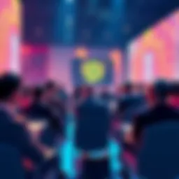 A group of founders discussing blockchain technology at the Stablecoin & Web3 Founders Forum